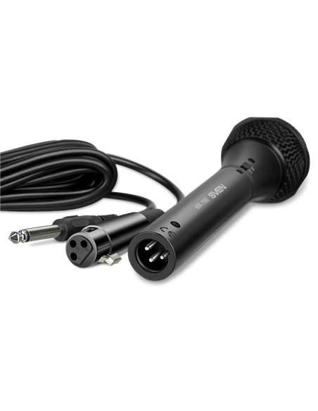 Microfon Karaoke SVEN MK-100, Cu fir, Negru