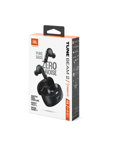 Căști JBL Tune Beam 2, Negru