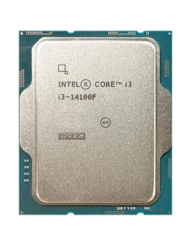 Procesor Intel Core i3-14100F, Fără grafică integrată,  | Tray
