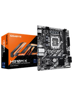 Материнская плата Gigabyte H810M K, LGA1851, Intel H810, Micro-ATX