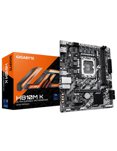 Placă de bază Gigabyte H810M K, LGA1851, Intel H810, Micro-ATX