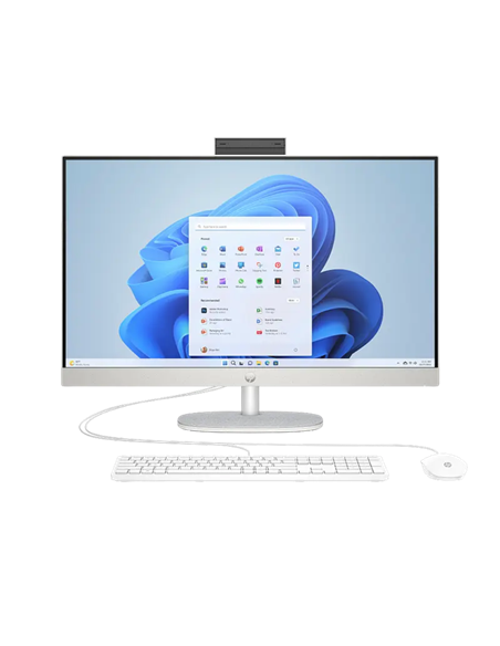 Моноблок HP 27-cr1031ci, 27", Intel Core Ultra 7 155U, 16Гб/512Гб, FreeDOS, Shell White