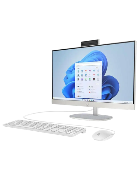 Моноблок HP 27-cr1031ci, 27", Intel Core Ultra 7 155U, 16Гб/512Гб, FreeDOS, Shell White