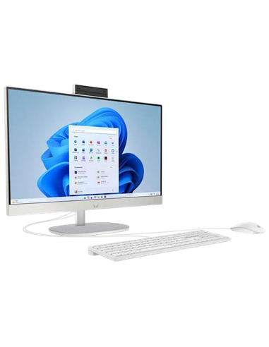 Computer All-in-One HP 27-cr1031ci, 27", Intel Core Ultra 7 155U, 16GB/512GB, FreeDOS, Shell White