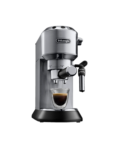 Cafetiera manuala DeLonghi Dedica Pump Espresso, 1300W, Argintiu