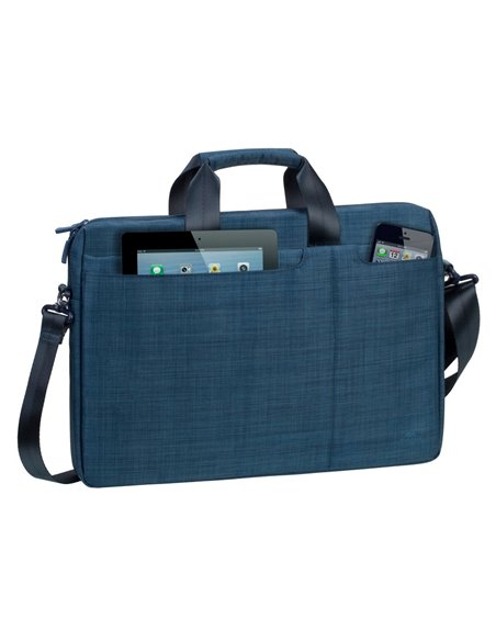 Geantă pentru Laptop Rivacase Biscayne, 15.6", Poliester, Albastru