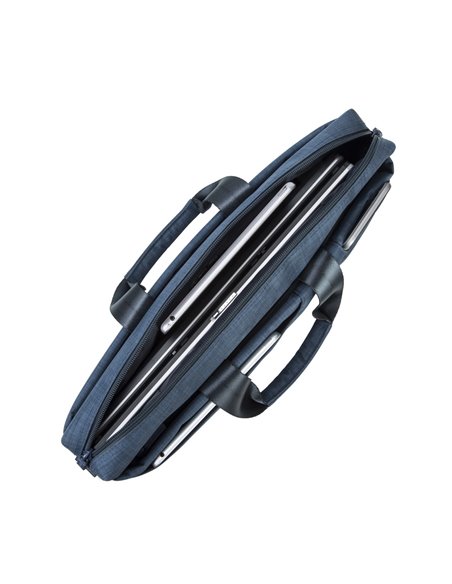 Geantă pentru Laptop Rivacase Biscayne, 15.6", Poliester, Albastru