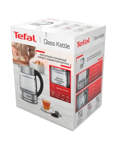 Электрочайник Tefal KI772D38, Серебристый