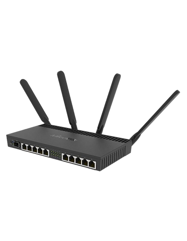 Router MikroTik RB4011iGS+5HacQ2HnD-IN, Negru