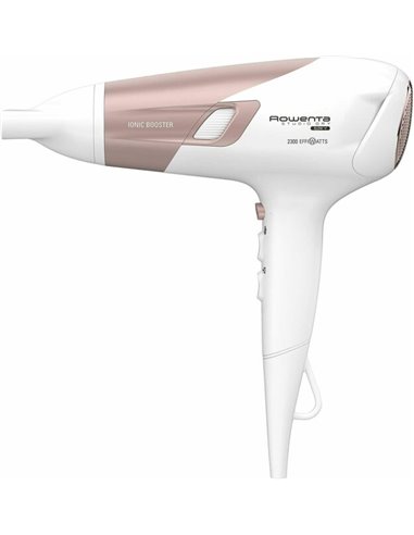 Фен Rowenta Studio Dry Glow CV5830F0, 2100 Вт, Белый | Розовый