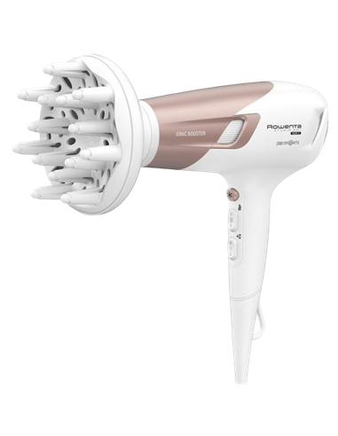 Фен Rowenta Studio Dry Glow CV5830F0, 2100 Вт, Белый | Розовый