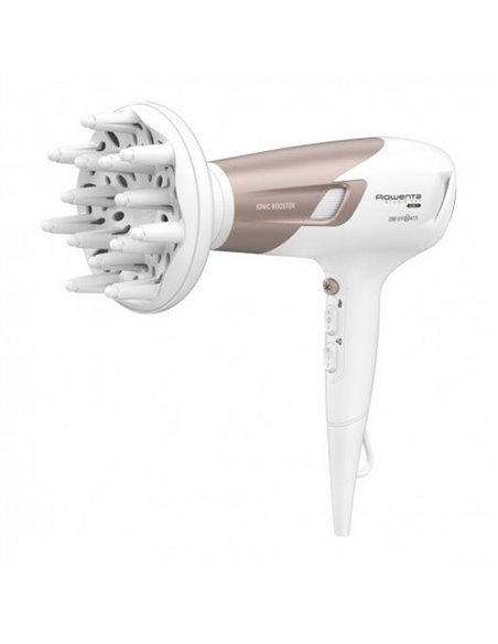 Фен Rowenta Studio Dry Glow CV5830F0, 2100 Вт, Белый | Розовый