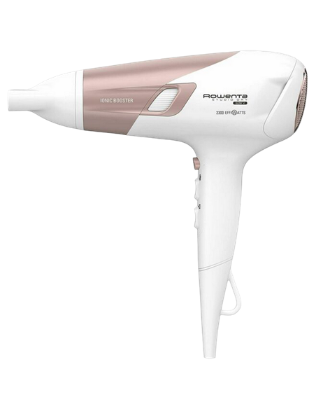 Фен Rowenta Studio Dry Glow CV5830F0, 2100 Вт, Белый | Розовый