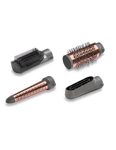 Uscător de păr-perie BaByliss Air Style AS136E, 1000W, Gri