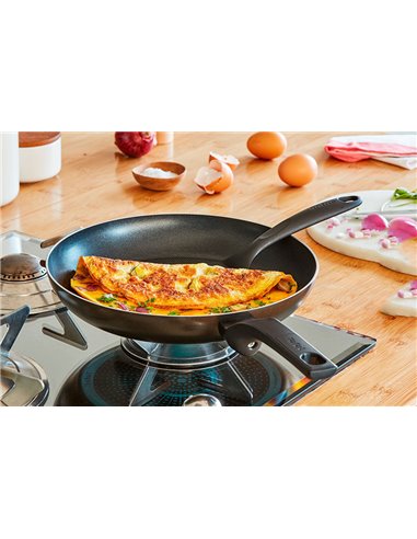Сковорода Tefal B5670653, 28см, Чёрный