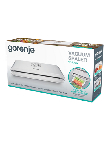 Aparat de vidat Gorenje VS120W, Alb
