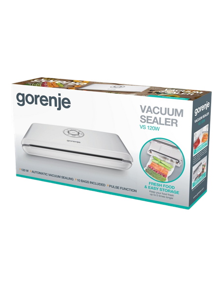 Aparat de vidat Gorenje VS120W, Alb