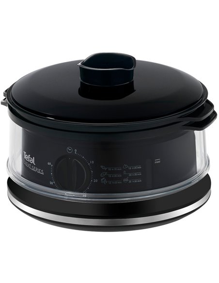 Aparat de gătit cu aburi Tefal Convenient, Negru