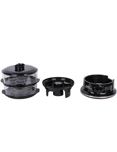 Aparat de gătit cu aburi Tefal Convenient, Negru