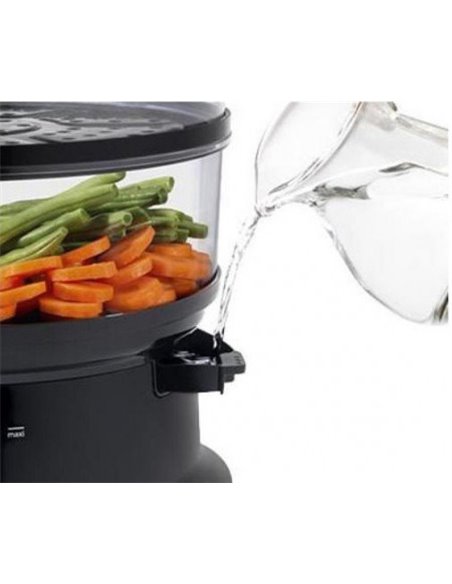 Aparat de gătit cu aburi Tefal Convenient, Negru
