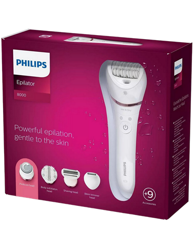 Эпилятор PHILIPS BRE740/10, Белый
