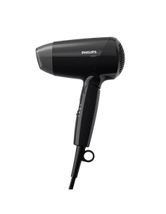Компактный фен Philips EssentialCare BHC010/10, 1200 Вт, Чёрный