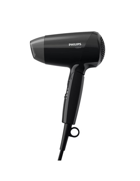 Компактный фен Philips EssentialCare BHC010/10, 1200 Вт, Чёрный