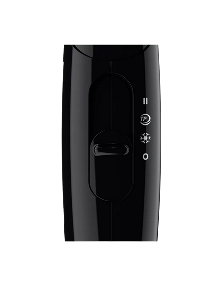 Компактный фен Philips EssentialCare BHC010/10, 1200 Вт, Чёрный