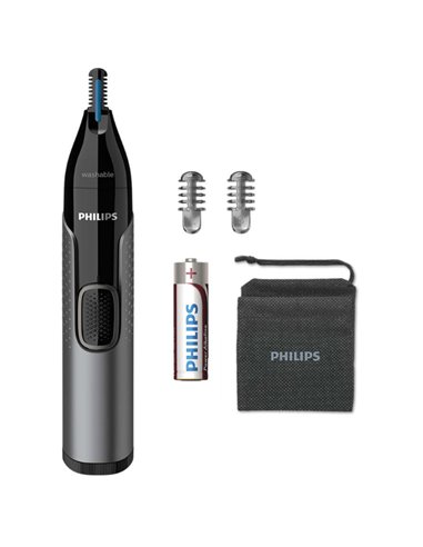 Trimmer pentru bărbați Philips Series 3000 NT3650/16, Negru | Gri