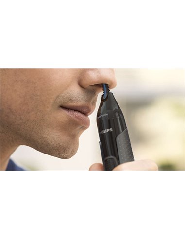 Trimmer pentru bărbați Philips Series 3000 NT3650/16, Negru | Gri