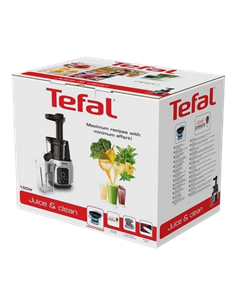 Storcător de fructe și legume Tefal ZC420E38, Negru Inox 2