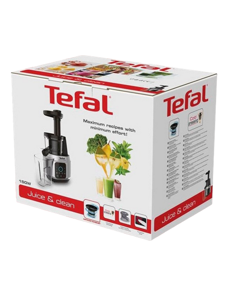 Соковыжималка Tefal ZC420E38, Черный Нержавеющая Сталь