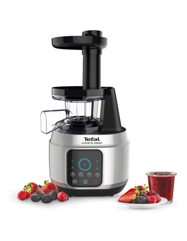 Storcător de fructe și legume Tefal ZC420E38, Negru Inox