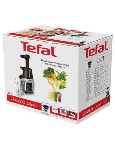 Соковыжималка Tefal ZC420E38, Черный Нержавеющая Сталь