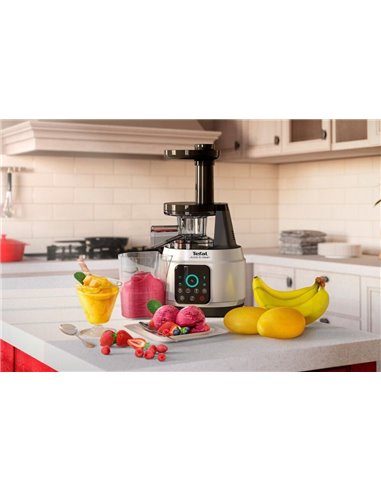 Storcător de fructe și legume Tefal ZC420E38, Negru Inox