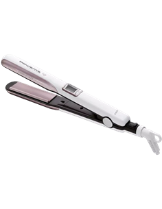 Выпрямитель для волос Rowenta Premium Care Liss & Curl SF7660F0, Белый | Розовый 2