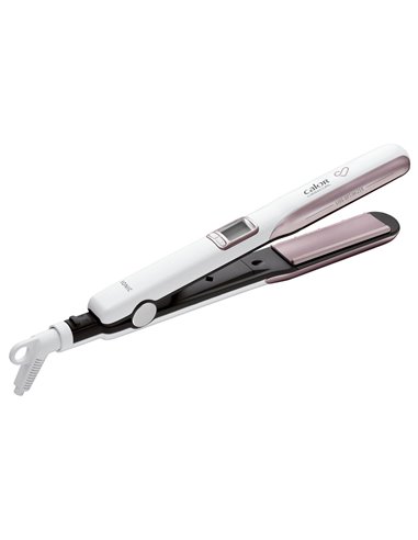 Выпрямитель для волос Rowenta Premium Care Liss & Curl SF7660F0, Белый | Розовый