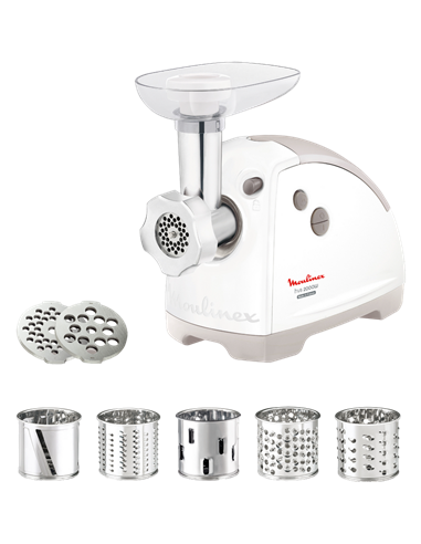 Mașină de tocat carne Moulinex HV8 ME626132, Alb