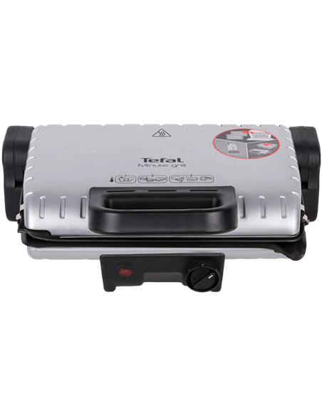 Grătar electric Tefal Minute, 1600W, Argintiu