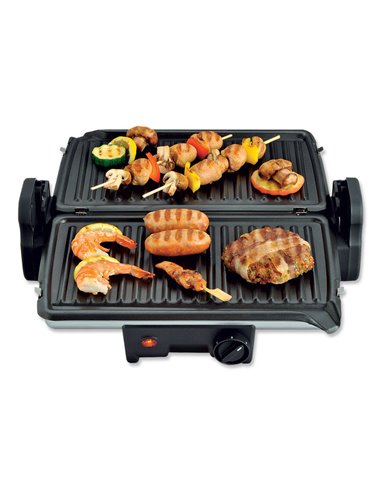Grătar electric Tefal Minute, 1600W, Argintiu