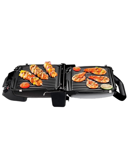 Электрический Гриль Tefal Gourmet, 2000Вт, Серебристый
