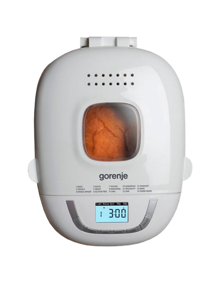 Mașină de pâine Gorenje BM910WII, Alb