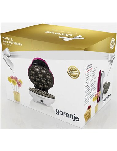Aparat de preparat waffle Gorenje WCM702PR, Violet | Alb