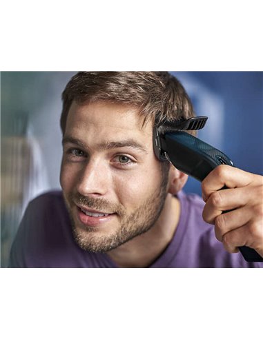 Машинка для стрижки Philips Series 3000 HC3505/15, Синий | Чёрный
