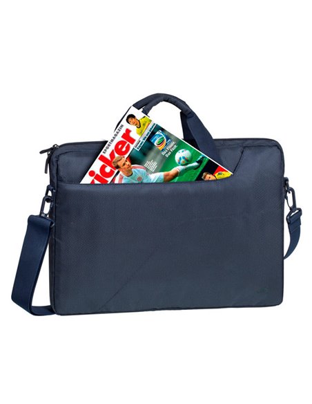 Geantă pentru Laptop Rivacase Komodo, 15.6", Poliester, Albastru-închis