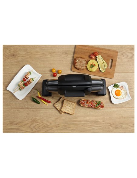 Электрический Гриль Gorenje CONTACT GRILL KR1800SDP, 1800Вт, Чёрный