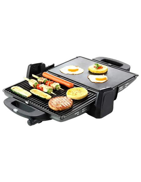 Grătar electric Gorenje CONTACT GRILL KR1800SDP, 1800W, Negru