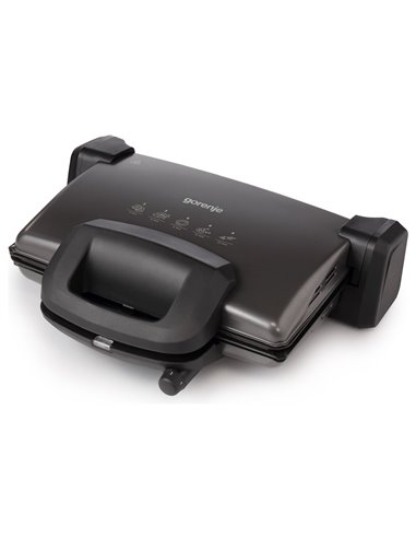 Grătar electric Gorenje CONTACT GRILL KR1800SDP, 1800W, Negru