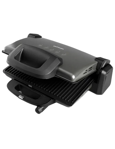 Электрический Гриль Gorenje CONTACT GRILL KR1800SDP, 1800Вт, Чёрный