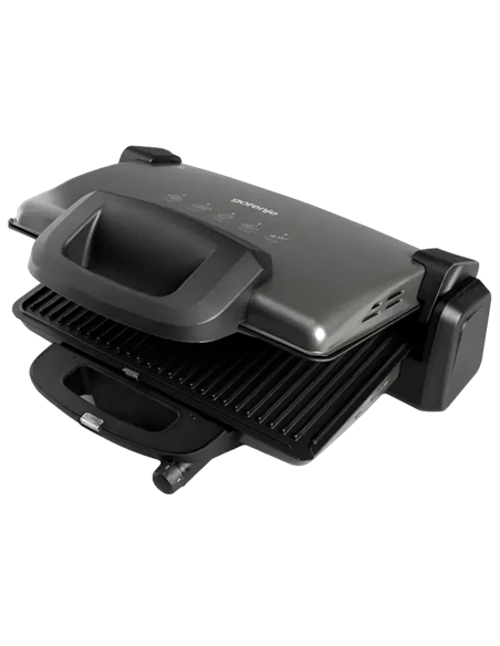 Электрический Гриль Gorenje CONTACT GRILL KR1800SDP, 1800Вт, Чёрный